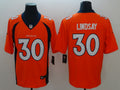 Men’s Denver Broncos Phillip Lindsay #30 Orange Jersey