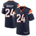 Mens Denver Broncos Retired Player #24 Champ Bailey Nike Navy Alternate Vapor F.U.S.E. Limited Player Jersey