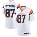 Mens Denver Broncos Retired Player #87 Ed McCaffrey Nike White Vapor F.U.S.E. Limited Jersey