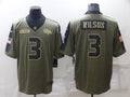 Men’s Denver Broncos Russell Wilson #3 Brown Jersey