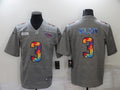 Men’s Denver Broncos Russell Wilson #3 Gray Jersey