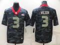 Men’s Denver Broncos Russell Wilson #3 Grey Camouflage Jersey