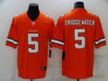 Men’s Denver Broncos Teddy Bridgewater #5 Orange Jersey