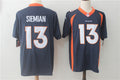 Men’s Denver Broncos Trevor Siemian #13 Navy Jersey