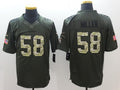 Men’s Denver Broncos Von Miller #58 Army Green Jersey
