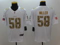Men’s Denver Broncos Von Miller #58 White Jersey