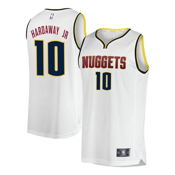 Mens Denver Nuggets #10 Tim Hardaway Jr. Nike White Association Edition Swingman Jersey