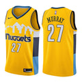 Mens Denver Nuggets #27 Jamal Murray 2017-18 Yellow Statement Jersey