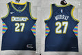 Mens Denver Nuggets #27 Jamal Murray Navy 2021-22 NBA75th City Edition Jersey
