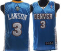 Men’s Denver Nuggets #3 Ty Lawson Light Blue Jersey