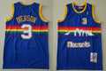 Men’s Denver Nuggets Retired Player #3 Allen Iverson Stitched Blue Rainbow Mitchell&Ness 2006-2007 Hardwood Classics Swingman Jersey