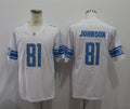 Men’s Detroit Lions Calvin Johnson #81 White Jersey