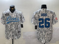 Men’s Detroit Lions Jahmyr Gibbs #26 Arctic Camo 2024 Salute to Service Jersey