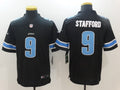 Men’s Detroit Lions Matthew Stafford #9 Black Jersey