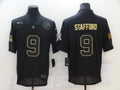 Men’s Detroit Lions Matthew Stafford #9 Black Jersey
