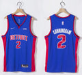 Mens Detroit Pistons #2 Cade Cunningham Nike Blue Icon Edition Swingman Jersey