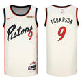 Mens Detroit Pistons #9 Ausar Thompson Cream 2024-25 City Edition Swingman Jersey