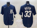 Men’s Detroit Tigers Colt Keith #33 Navy Jersey