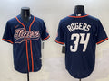 Men’s Detroit Tigers Jake Rogers #34 Navy Jersey