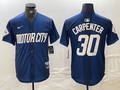 Men’s Detroit Tigers Kerry Carpenter #30 Navy 2024 City Connect Limited Jersey