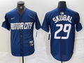 Men’s Detroit Tigers Tarik Skubal #29 Navy 2024 City Connect Limited Jersey