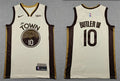 Mens Golden State Warriors #10 Jimmy Butler III 2025-26 Tan City Edition Swingman Jersey