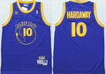 Men’s Golden State Warriors #10 Tim Hardaway Blue Swingman Throwback Jersey
