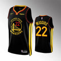 Mens Golden State Warriors #22 Andrew Wiggins 2023-24 Nike Black Earned Edition Jersey