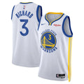 Mens Golden State Warriors #3 Will Richard White Association Edition Swingman Jersey