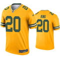 Mens Green Bay Packers #20 Kevin King Nike Gold Inverted Legend Jersey
