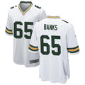 Mens Green Bay Packers #65 Aaron Banks Nike White F.U.S.E. Vapor Limited Jersey