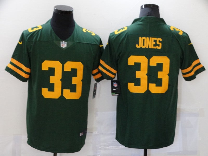 Men’s Green Bay Packers Aaron Jones #33 Green Alternate Legend Jersey