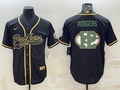 Men’s Green Bay Packers Aaron Rodgers #12 Black Jersey Joint Edition