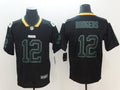 Men’s Green Bay Packers Aaron Rodgers #12 Black Jersey