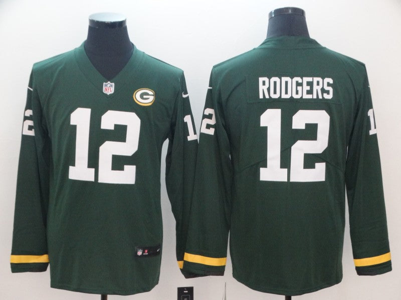 Men’s Green Bay Packers Aaron Rodgers #12 Green Jersey