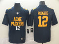 Men’s Green Bay Packers Aaron Rodgers #12 Navy City Edition Jersey
