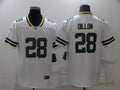 Men’s Green Bay Packers AJ Dillon #28 White Jersey