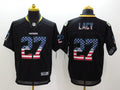 Men’s Green Bay Packers Eddie Lacy #27 Black Jersey