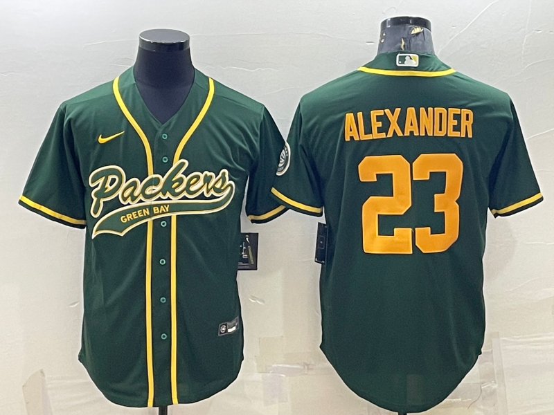 Men’s Green Bay Packers Jaire Alexander #23 Green Jersey Joint Edition