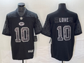 Men’s Green Bay Packers Jordan Love #10 Black RFLCTV Limited Jersey