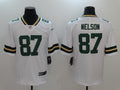 Mens Green Bay Packers Retired Player #87 Jordy Nelson Player Nike White Game Football Jersey