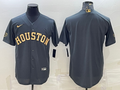 Men’s Houston Astros Dark Gray Blank Jersey