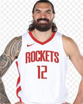 Mens Houston Rockets #12 Steven Adams Nike White Association Edition Swingman Jersey