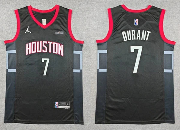 Mens Houston Rockets #7 Kevin Durant Black Statement Edition Swingman Jersey