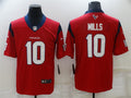 Mens Houston Texans #10 Davis Mills Nike Red Vapor Limited Jersey