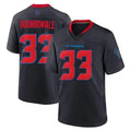 Mens Houston Texans #33 Dare Ogunbowale Nike Navy Red 2nd Alternate H-Town F.U.S.E. Limited Player Jersey