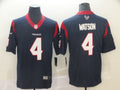 Men’s Houston Texans #4 Deshaun Watson Nike Navy Vapor Limited Jersey