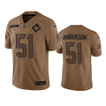 Men’s Houston Texans #51 Will Anderson Brown 2023 Salute To Service Limited Jersey