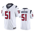 Men’s Houston Texans #51 Will Anderson Jr. Nike White Vapor Limited Player Jersey