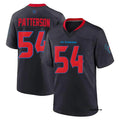 Men’s Houston Texans #54 Jarrett Patterson Nike Navy Red 2nd Alternate H-Town F.U.S.E. Limited Player Jersey